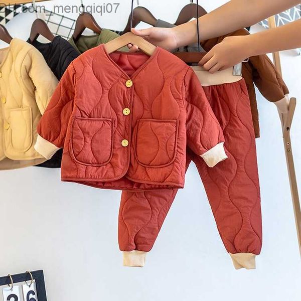 clothing sets winter cute girl quilted warm clothing set for children and boys with thick zippers and thick pants 2-piece set for boys with, White
clothing sets winter cute girl quilted warm clothing set for children and boys with thick zippers and thick pants 2-piece set for boys with, White