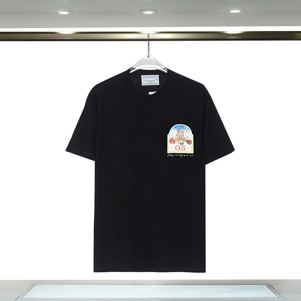 2023 summer new, castle letter logo printing, using 230 grams of double-ply 32 tight double yarn cotton fabric, White;black
2023 summer new, castle letter logo printing, using 230 grams of double-ply 32 tight double yarn cotton fabric, White;black