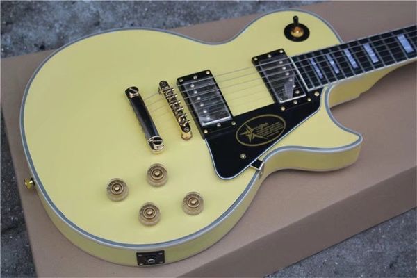 lp custom cream electric guitar solid mahogany body rosewood fingerboard golden hardware
lp custom cream electric guitar solid mahogany body rosewood fingerboard golden hardware