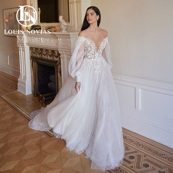 a-line wedding dress 2023 sweetheart puff sleeve embroidery beading semi-transparent boho dresses for bride vestidos de novia, White
a-line wedding dress 2023 sweetheart puff sleeve embroidery beading semi-transparent boho dresses for bride vestidos de novia, White
