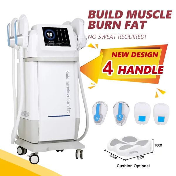 4 handles 10 tesla ems body sculpting hi-emt emslimming shape body build muscle fat burn beauty machine
4 handles 10 tesla ems body sculpting hi-emt emslimming shape body build muscle fat burn beauty machine