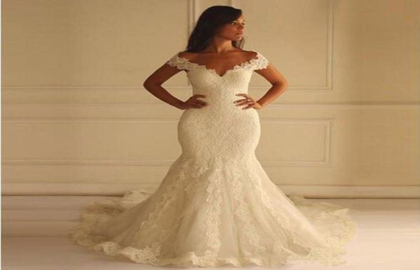 off the shoulders mermaid wedding dresses women measurements vestidos de novia lace appliqued wedding gowns1236690, White
off the shoulders mermaid wedding dresses women measurements vestidos de novia lace appliqued wedding gowns1236690, White