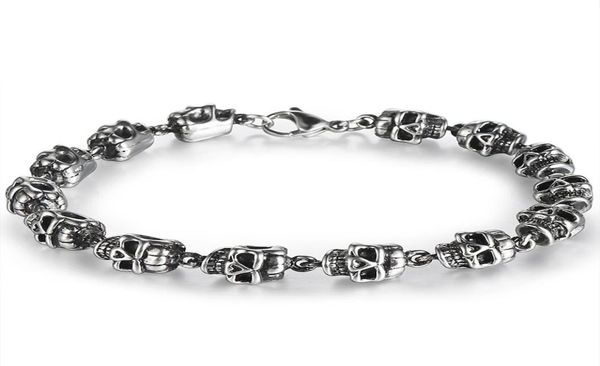 men039s personality titanium steel skulls beaded weaving bracelets bxg017 trendy punk style accessories retro hip hop jewelry2023867, Golden;silver
men039s personality titanium steel skulls beaded weaving bracelets bxg017 trendy punk style accessories retro hip hop jewelry2023867, Golden;silver