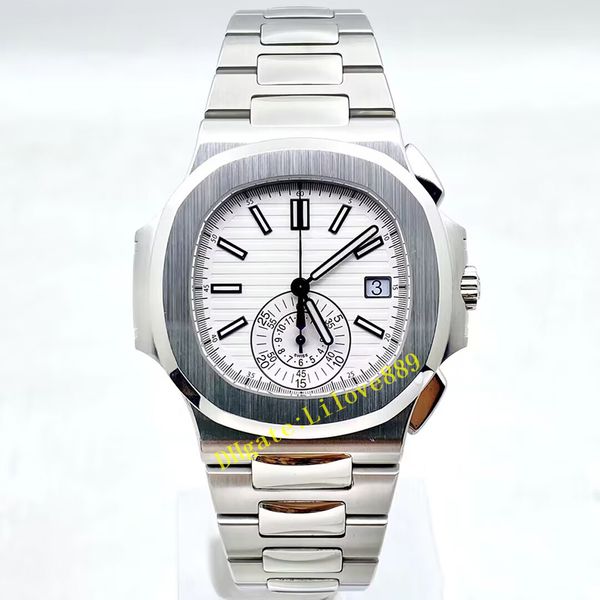 mens watches 40mm 5980/1a nautilus silvery case automatic movement no chronograph strap transparent back men's sport wristwatches, Slivery;brown
mens watches 40mm 5980/1a nautilus silvery case automatic movement no chronograph strap transparent back men's sport wristwatches, Slivery;brown