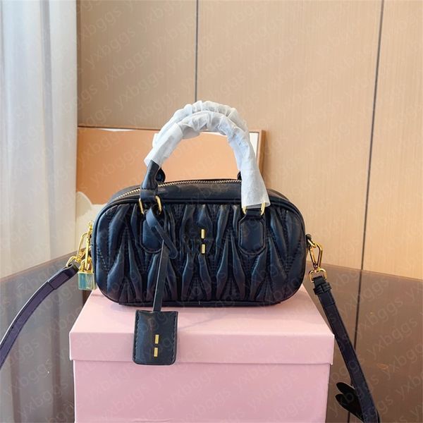 luxury women pleated bowling bags square zip tote bag metal padlock decoration genuine leather shoulder bags lady crossbody bag casual shopp
luxury women pleated bowling bags square zip tote bag metal padlock decoration genuine leather shoulder bags lady crossbody bag casual shopp