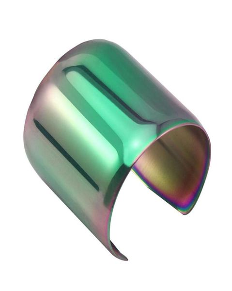 rainbowcolor cuff bangles simple design big bracelet for women fashion stainless steel wide bracelet bangles manchette5925544, Black
rainbowcolor cuff bangles simple design big bracelet for women fashion stainless steel wide bracelet bangles manchette5925544, Black