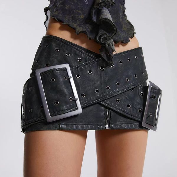skirts y2k emo vintage women korean short leather mini skirts aesthetic fairy grunge low waist pu leather a-line skirt alt clothes 230717, Black
skirts y2k emo vintage women korean short leather mini skirts aesthetic fairy grunge low waist pu leather a-line skirt alt clothes 230717, Black