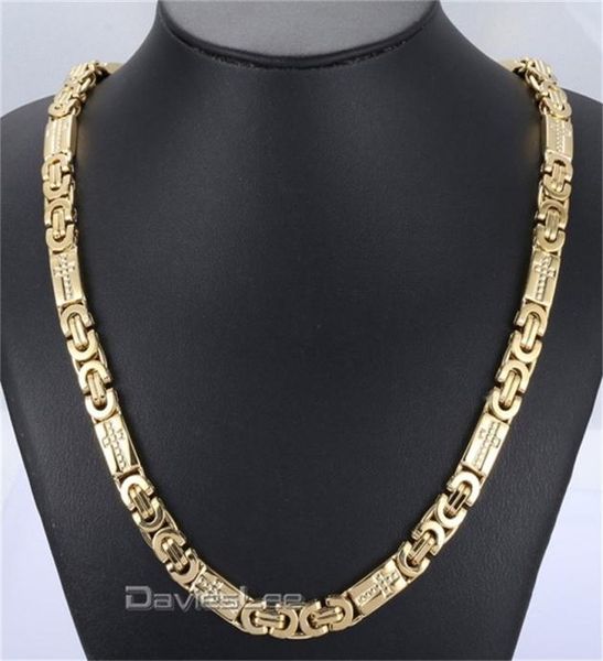 fashion gift 8mm stainless steel necklace mens chain boys gold tone flat byzantine carved cross link chain 136inches dlkn270 2019050408, Silver
fashion gift 8mm stainless steel necklace mens chain boys gold tone flat byzantine carved cross link chain 136inches dlkn270 2019050408, Silver