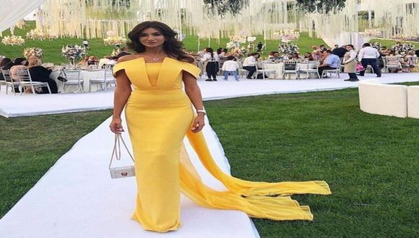 2019 yellow prom dresses elegant off shoulder boat neck mermaid long floor length arabic dubai prom party gowns custom made c1719001, Black
2019 yellow prom dresses elegant off shoulder boat neck mermaid long floor length arabic dubai prom party gowns custom made c1719001, Black
