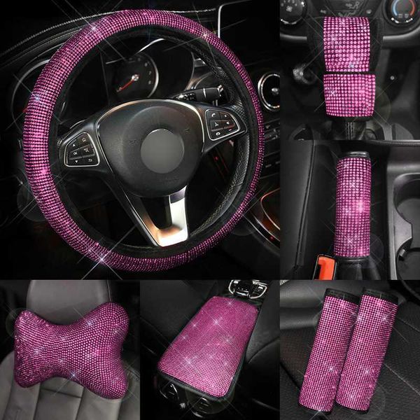 steering wheel covers glitter steering wheel cover pink car neck pillow crystal vehicle interior covers protector car accessories auto set t
steering wheel covers glitter steering wheel cover pink car neck pillow crystal vehicle interior covers protector car accessories auto set t