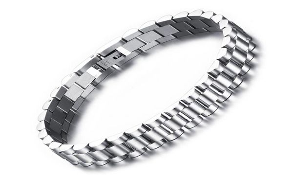 87quot men039s stainless steel 10mm silver watch band link chain bracelet classic8860954, Black
87quot men039s stainless steel 10mm silver watch band link chain bracelet classic8860954, Black