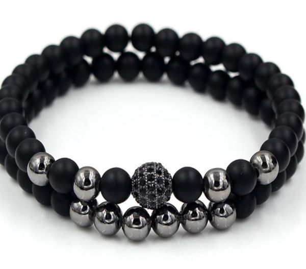 6mm 2pcslot yjh2 gold silver copper cz zircon cubic zirconia elastic adjusted charm nature stone frosted agate onyx bracelet4260664, Black
6mm 2pcslot yjh2 gold silver copper cz zircon cubic zirconia elastic adjusted charm nature stone frosted agate onyx bracelet4260664, Black