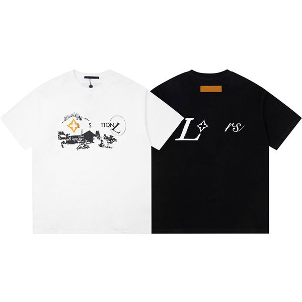 mens and womens spring summer new printed round neck very comfortable casual beach home short sleeve t shirt, White;black
mens and womens spring summer new printed round neck very comfortable casual beach home short sleeve t shirt, White;black