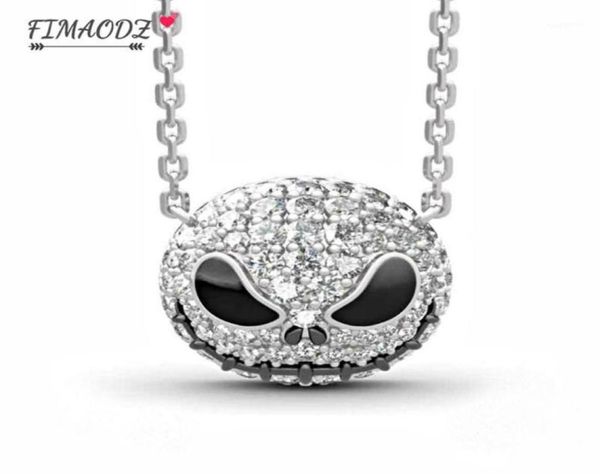 fimaodz fashion jack skull necklace nightmare before christmas punk crystal chain gothic necklace delicate halloween gift12963363, Silver
fimaodz fashion jack skull necklace nightmare before christmas punk crystal chain gothic necklace delicate halloween gift12963363, Silver