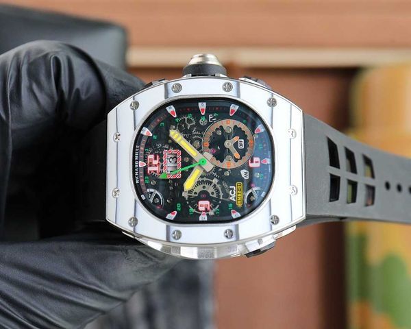 designer fantasic men wrist watches superb rm62-01 watch gdsg fully automatic mechanical movement sapphire mirror ntpt carbon fiber case wit, Slivery;brown
designer fantasic men wrist watches superb rm62-01 watch gdsg fully automatic mechanical movement sapphire mirror ntpt carbon fiber case wit, Slivery;brown