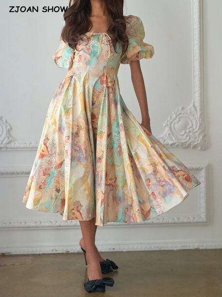 basic casual dresses princess summer beauty girl print slim waist dress puff sleeve retro women swing midi fairy holiday robe vestidos 23071, Black;gray
basic casual dresses princess summer beauty girl print slim waist dress puff sleeve retro women swing midi fairy holiday robe vestidos 23071, Black;gray