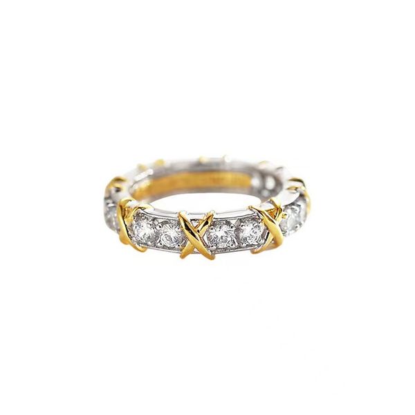 designer x-shaped titanium steel silver love ring cross between diamonds men and women rose gold jewelry couple ring gift with box
designer x-shaped titanium steel silver love ring cross between diamonds men and women rose gold jewelry couple ring gift with box
