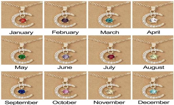 birthstone month moon star pendent necklaces 12 months luck necklace with paper card for couple women girls gift5659328, Silver
birthstone month moon star pendent necklaces 12 months luck necklace with paper card for couple women girls gift5659328, Silver