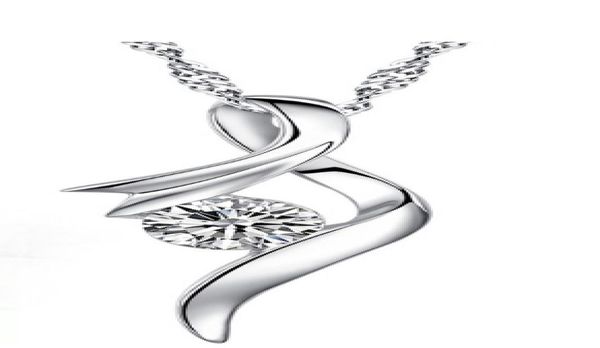 love story 925 sterling silver pendant necklace rhodium plated center large diamond stone1112956
love story 925 sterling silver pendant necklace rhodium plated center large diamond stone1112956