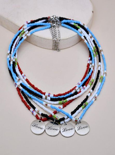 fairy wind rice bead double layer necklace for women wear clavicle chain love letter pendant necklace woman5613455, Silver
fairy wind rice bead double layer necklace for women wear clavicle chain love letter pendant necklace woman5613455, Silver