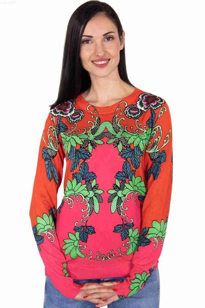 women's sweaters spanish printed red jersey l230718, White;black