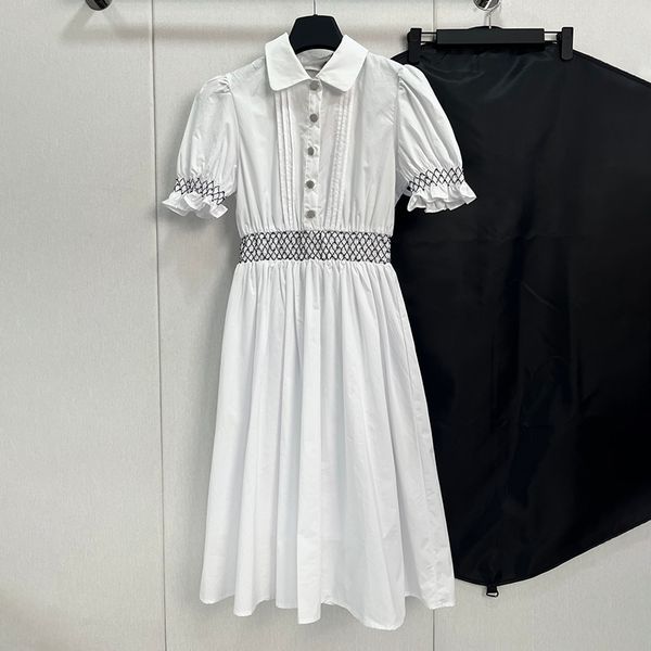 women short sleeve button dress white luxury fashion new designer clothes elegant lady lapel neck leisure one piece dress, Black;gray
women short sleeve button dress white luxury fashion new designer clothes elegant lady lapel neck leisure one piece dress, Black;gray