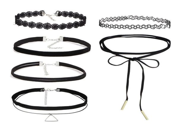 10pcsset zircon gothic punk style velvet tattoo lace choker long black choker collar necklace pendant jewelry women party gift7364063, Silver
10pcsset zircon gothic punk style velvet tattoo lace choker long black choker collar necklace pendant jewelry women party gift7364063, Silver