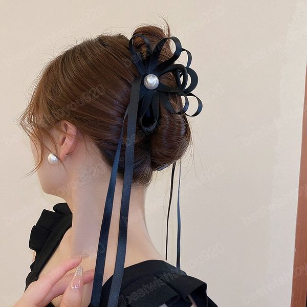 bowknot tassel acrylic hairpin korean hair claws for women temperament hair clip personality fashion hair accessories, Golden;silver
bowknot tassel acrylic hairpin korean hair claws for women temperament hair clip personality fashion hair accessories, Golden;silver