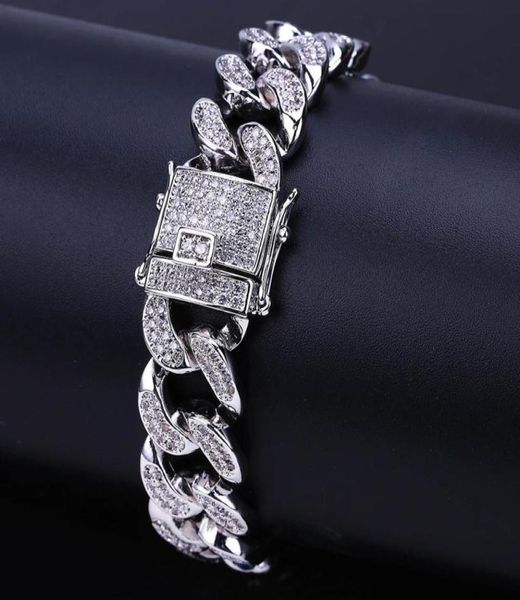 cuban link bracelet men zircon curb hip hop jewelry gold silver thick heavy copper iced out cz chain bracelets 8quot miami fashi5718010, Black
cuban link bracelet men zircon curb hip hop jewelry gold silver thick heavy copper iced out cz chain bracelets 8quot miami fashi5718010, Black