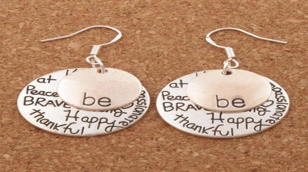 925 silver hook be happy earrings dangle chandelier 15pairslot friend brave strong thankfull e162238538778
925 silver hook be happy earrings dangle chandelier 15pairslot friend brave strong thankfull e162238538778