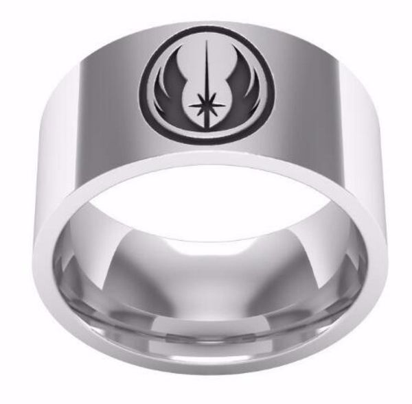 selling jedi symbol engraved couple movie ring polished stainless steel high ring film jewelry gift for men9422311, Silver
selling jedi symbol engraved couple movie ring polished stainless steel high ring film jewelry gift for men9422311, Silver