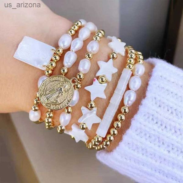 handmade freshwater pearl copper alloy bead bracelet man women vintage trendy charm pendant adjustable bangle l230620, Golden;silver
handmade freshwater pearl copper alloy bead bracelet man women vintage trendy charm pendant adjustable bangle l230620, Golden;silver