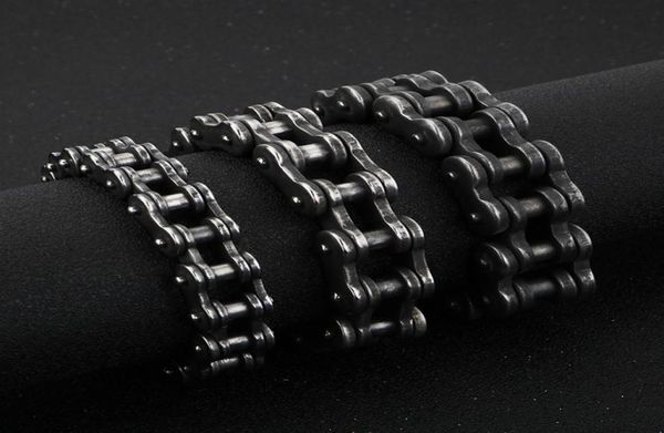 18mm 22mm large heavy men039s black biker motorcycle chain bracelet punk hiphop cool brush black 316l stainless steel bicycle b9675685, Golden;silver
18mm 22mm large heavy men039s black biker motorcycle chain bracelet punk hiphop cool brush black 316l stainless steel bicycle b9675685, Golden;silver