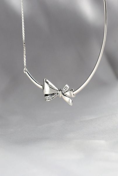 fashion bow necklace 925 sterling silver for pandora jewelry cz diamond jewelry with original box temperament classic7420761
fashion bow necklace 925 sterling silver for pandora jewelry cz diamond jewelry with original box temperament classic7420761