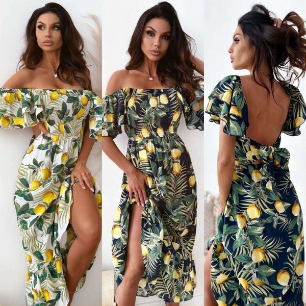 summer tube beach style short sleeve off neck backless print dress, Black;gray
summer tube beach style short sleeve off neck backless print dress, Black;gray
