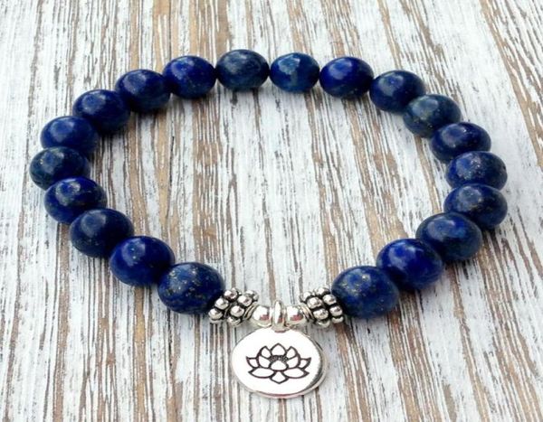 sn1039 genuine lapis lazuli bracelet natural stone bead mens bracelet throat chakra spiritual yogi gift 6333552, Black
sn1039 genuine lapis lazuli bracelet natural stone bead mens bracelet throat chakra spiritual yogi gift 6333552, Black