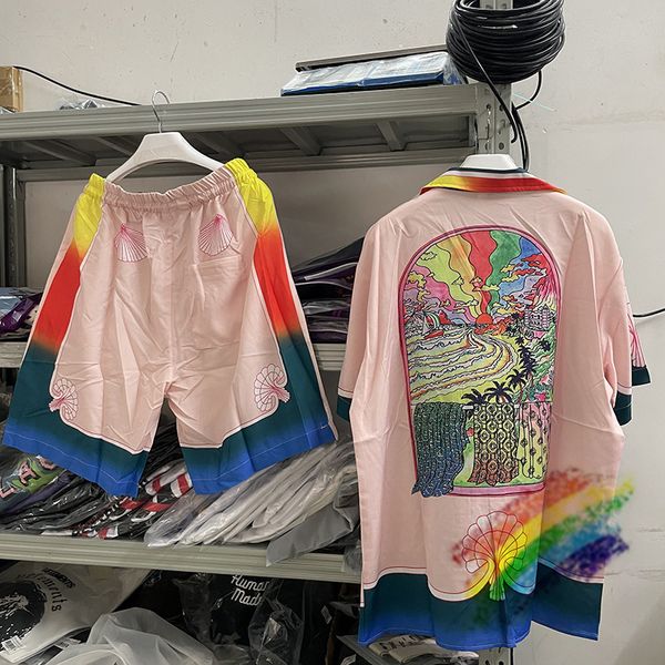 mens tracksuits pink beach rainbow print casablanca shirt men women hawaiian shirts tee 230717, Gray
mens tracksuits pink beach rainbow print casablanca shirt men women hawaiian shirts tee 230717, Gray