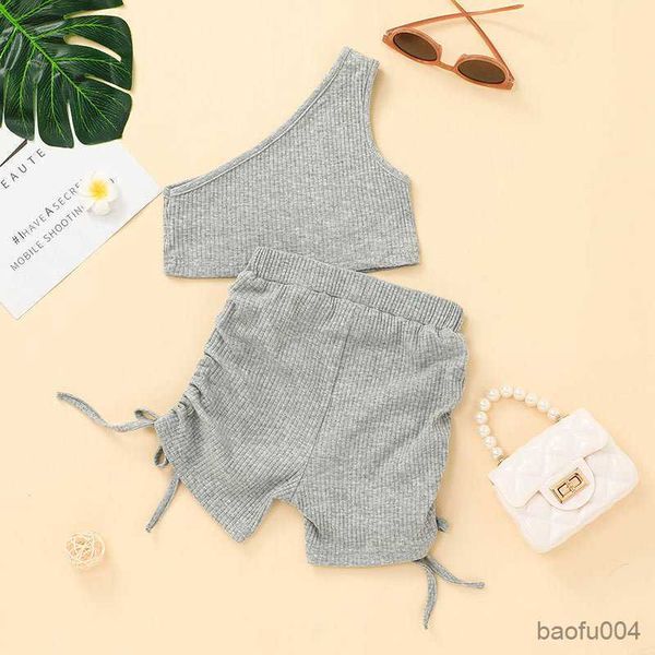 clothing sets toddler girls clothing summer sets side sleeveless crop +solid shorts pants sling fashion baby clothes 2-10y r230718, White
clothing sets toddler girls clothing summer sets side sleeveless crop +solid shorts pants sling fashion baby clothes 2-10y r230718, White