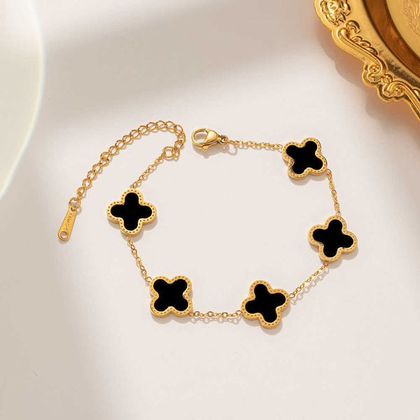van clover bracelet new golden titanium steel fritillaria lucky grass stone doublesided bracelet necklace, Golden;silver
van clover bracelet new golden titanium steel fritillaria lucky grass stone doublesided bracelet necklace, Golden;silver
