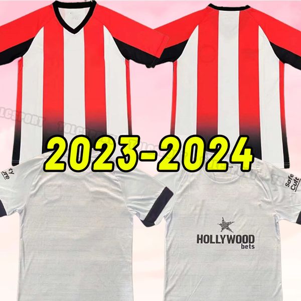 23 24 brentfords fc home soccer jerseys 2023 2024 men toney mbeumo henry away second football shirts men kit, Black;yellow
23 24 brentfords fc home soccer jerseys 2023 2024 men toney mbeumo henry away second football shirts men kit, Black;yellow
