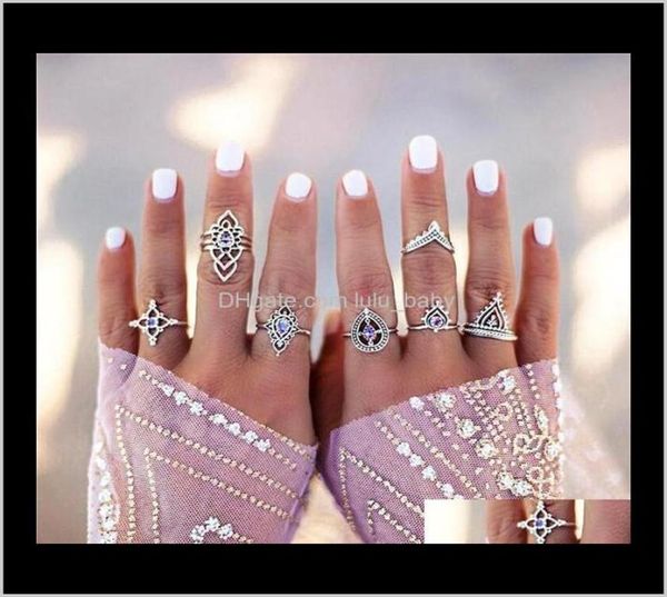 band jewelryvintage purple crystal hollow flower midi finger rings set 7pc mix style antique sier knuckle fashion stacking ring ha5337461, Silver
band jewelryvintage purple crystal hollow flower midi finger rings set 7pc mix style antique sier knuckle fashion stacking ring ha5337461, Silver