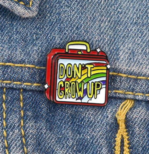 ins creative suitcase shape brooches cartoon letter do not grow up enamel pins alloy brooch for girls denim shirt badge jewelry ch4871483, Gray
ins creative suitcase shape brooches cartoon letter do not grow up enamel pins alloy brooch for girls denim shirt badge jewelry ch4871483, Gray