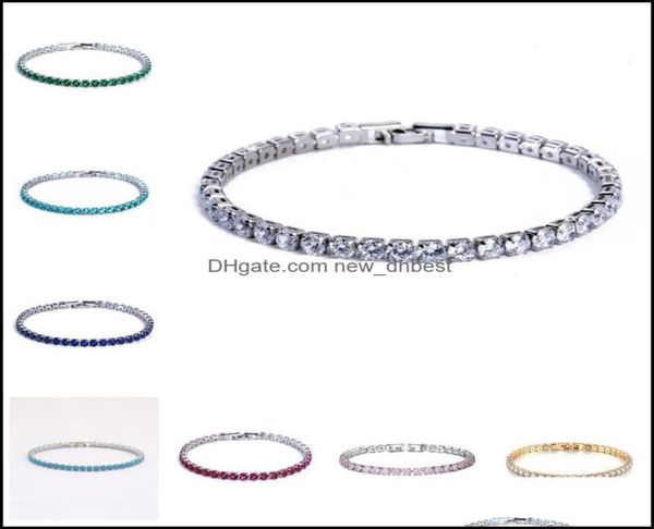 tennis bracelets jewelry luxury 4mm cubic zirconia iced out chain crystal wedding for women men gold sier bracelet drop delivery 21313031, Golden;silver
tennis bracelets jewelry luxury 4mm cubic zirconia iced out chain crystal wedding for women men gold sier bracelet drop delivery 21313031, Golden;silver