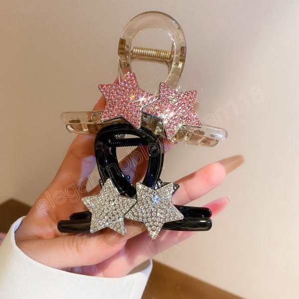 inlaid rhinestone star acrylic hair claws for women fashion versatile luxury exquisite hairwear designer hair accessories, Golden;silver
inlaid rhinestone star acrylic hair claws for women fashion versatile luxury exquisite hairwear designer hair accessories, Golden;silver