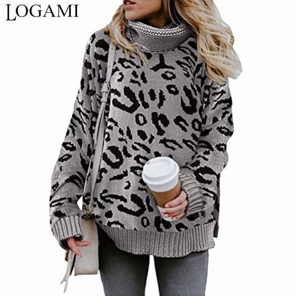 women's sweaters logami turtleneck leopard knitting pullover womens autumn winter sweaters for women fashion loose jumpers l230718, White;black
women's sweaters logami turtleneck leopard knitting pullover womens autumn winter sweaters for women fashion loose jumpers l230718, White;black