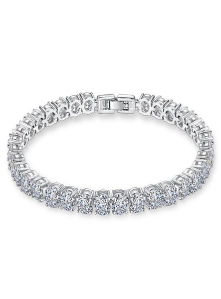 925 sterling silver 5mm cubic zirconia tennis iced out bracelet chain crystal wedding party jewelry for women5542130, Black
925 sterling silver 5mm cubic zirconia tennis iced out bracelet chain crystal wedding party jewelry for women5542130, Black