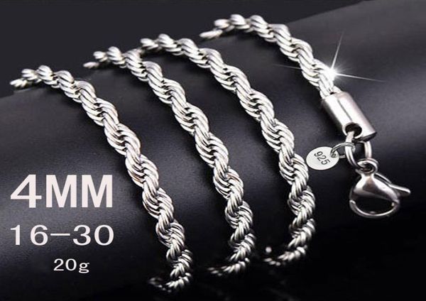 4mm 925 sterling silver ed rope chain 1630inches female luxury necklace for womenmen fashion jewelry in bulk1020133
4mm 925 sterling silver ed rope chain 1630inches female luxury necklace for womenmen fashion jewelry in bulk1020133
