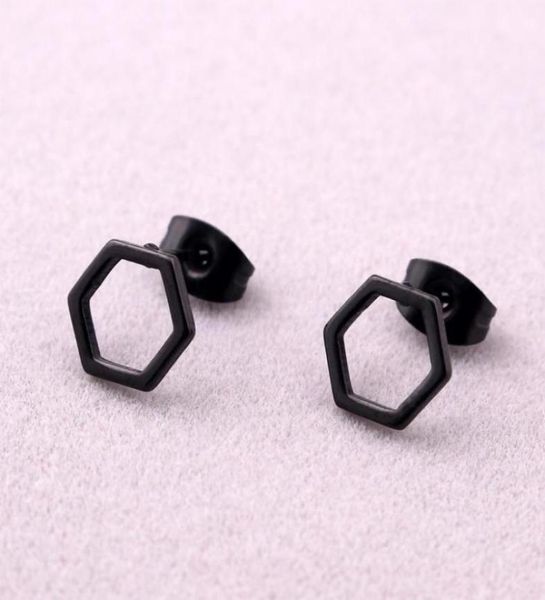fashion punk hexagona earrings black titanium steel geometric hexagon stud jewelry for men women4702148, Golden;silver
fashion punk hexagona earrings black titanium steel geometric hexagon stud jewelry for men women4702148, Golden;silver
