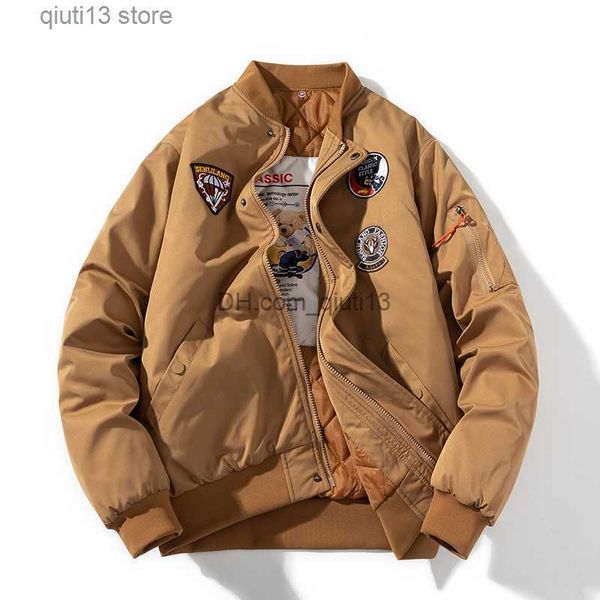 men's jackets winter pilot jackets men military bomber jacket badge embriodery basketball coat hooded parkas male fashion autumn black, Black;brown
men's jackets winter pilot jackets men military bomber jacket badge embriodery basketball coat hooded parkas male fashion autumn black, Black;brown