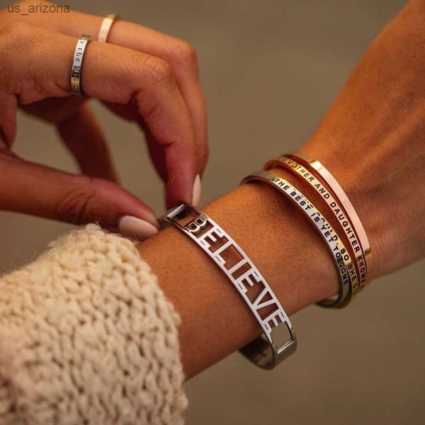 customized stainless steel cuff bangles personalized hollow out alphabet letter bangle valentine's day jewelry gift l230620, Golden;silver
customized stainless steel cuff bangles personalized hollow out alphabet letter bangle valentine's day jewelry gift l230620, Golden;silver